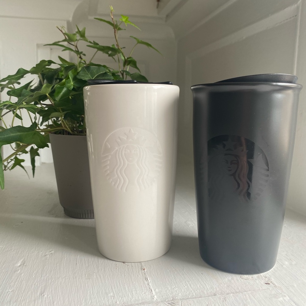 Starbucks 12oz Tumbler Ceramic Hot/Cold Travel Mug